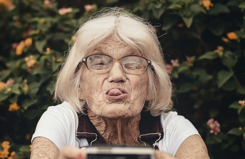 Woman taking Selfie