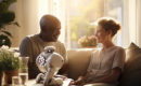 Robot assistant ElliQ pour seniors : autonomie et compagnie technologique