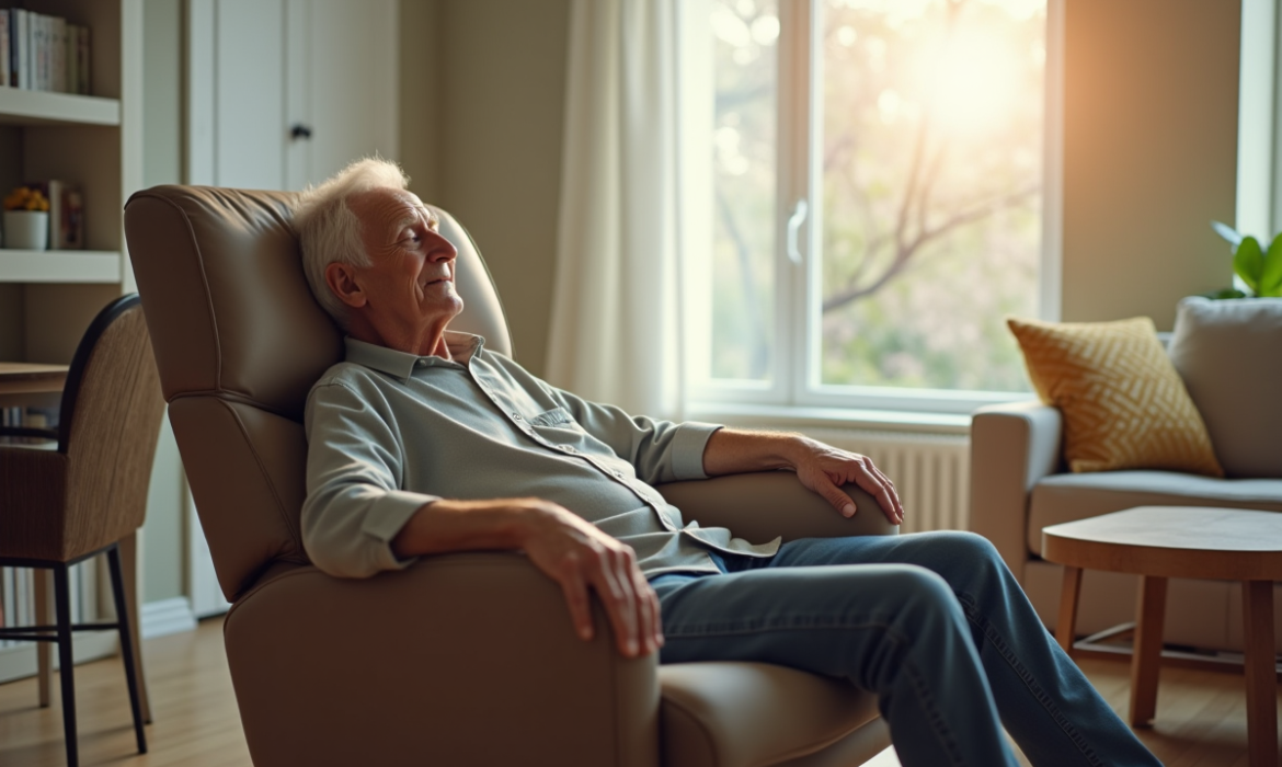 Fauteuil releveur : un allié précieux contre le mal de dos à domicile